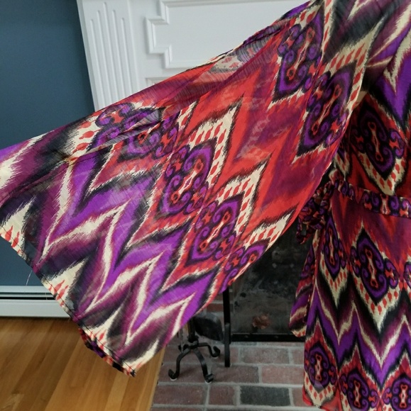 $5 ⭐️ Boho Tunic Dress/Top  Bell Sleeves - Picture 4 of 8